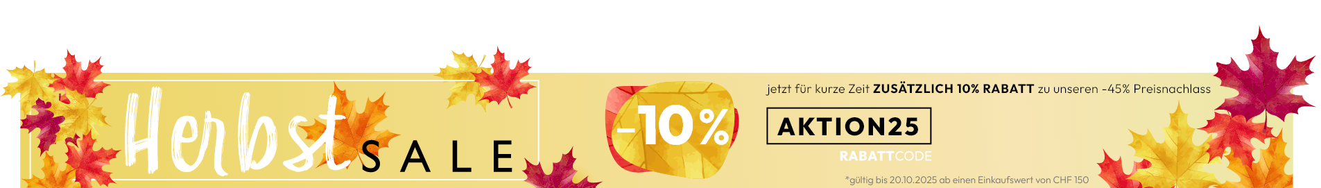 Herbst Sale 2025 - Storenonline.ch